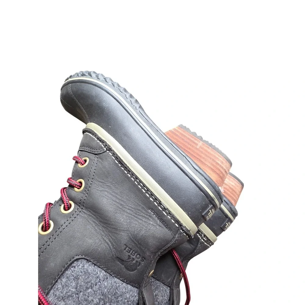 Sorel Slimpack Lace II Women's Size 9 Duck Boots Black NL2348-010 Snow Boots siz